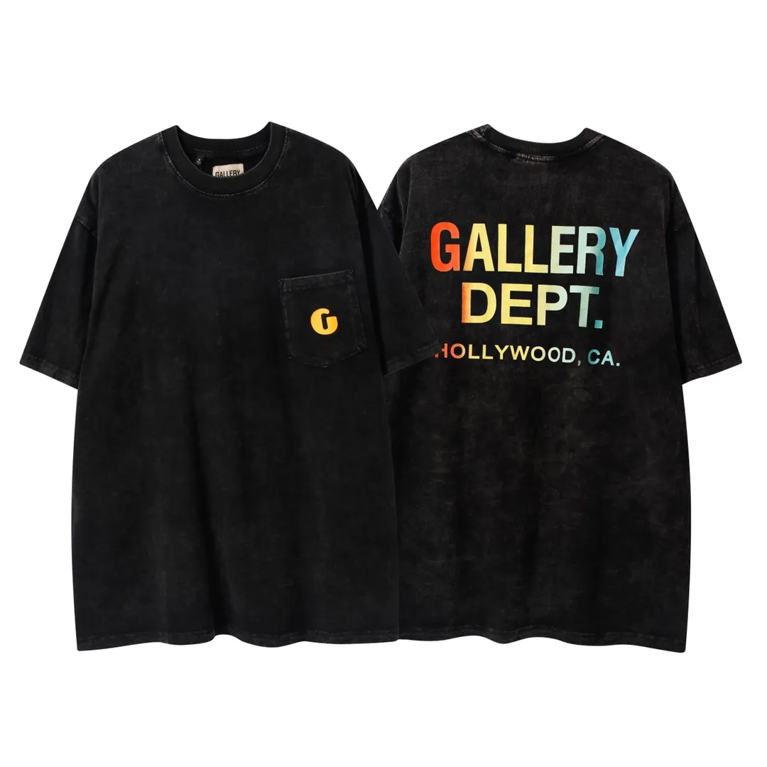 GALLERY. DEPT new short-sleeved T-shirt Style number: D2337 P116 Color: Black Size: S M L XL
